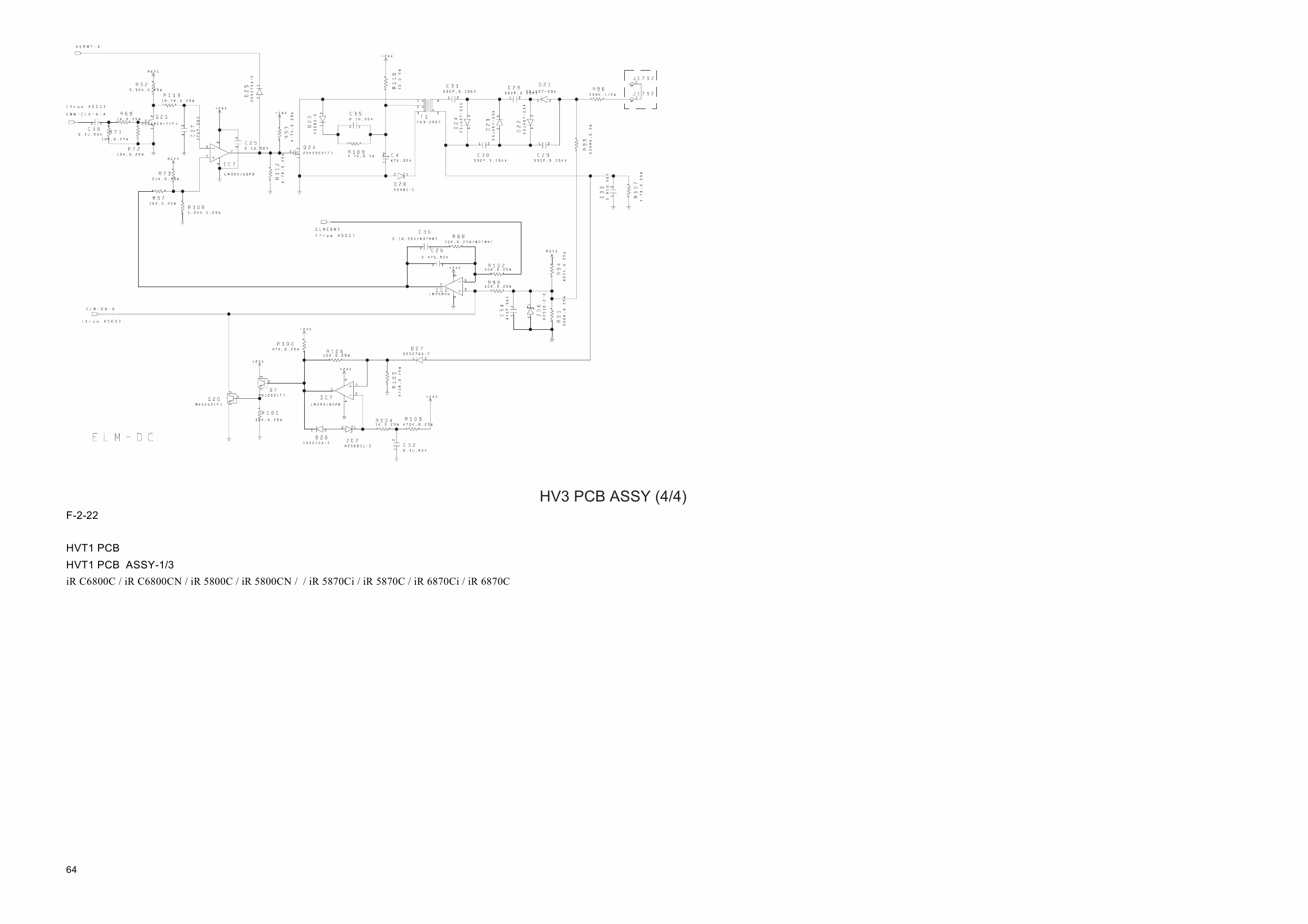 Canon imageRUNNER-iR C6800 C5800 C CN Circuit Diagram-6